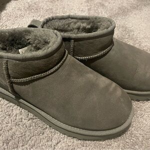 UGG Gray Ankle Boots
